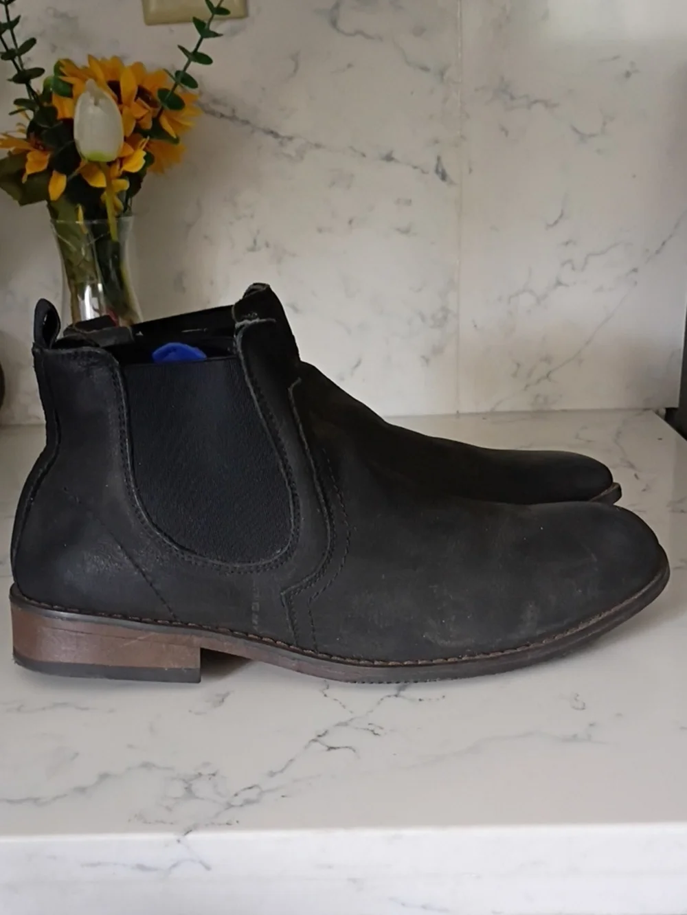 J 75 by Jump Men's Black Chelsea Boots